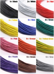 16AWG – 30AWG PVC Flexible Electronic Wire UL1007 Stranded Cable 11 Colors