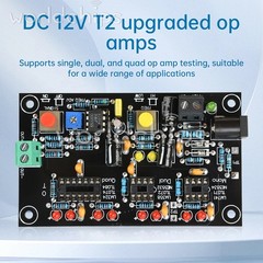 DC12V T2 Operational Amplifier Test Board Operational Amp Tester 10Hz-200Khz