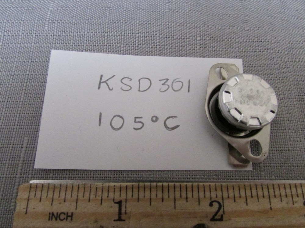KSD301 B105C Temperature Switch 105C 250V 10A Used Good
