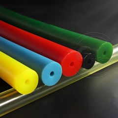 PU Polyurethane Hollow Round Rod Hollow Bar Ø 20mm-60mm Elastic Buffer 75A-80A