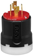 Arrow Hart AHCL1620P, 480 VAC, 20 A, NEMA L16-20, Locking Device Plug, 1pc