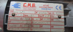 CME 56 B/4 ENGINE 0.09KW 220-400V + GEARBOX MOTOVARIO NMRV/40 i80