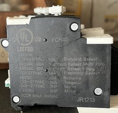 L C & D. LCDACC FCR40 NCL. Acuity Controls Gr2400