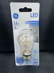 NEW GE LED Appliance Light Bulb E26 Base 2W 180 Lumens 120V Non‑Dimmable 14015