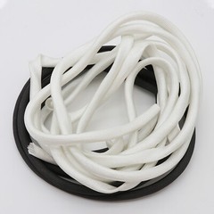 1mm~50mm White/Black 600°C HIGH TEMP Fiber glass Sleeving Cable Insulation Tube
