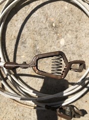 Mueller Heavy Duty Grounding Cables Electric Copper Clips Attached Vintage