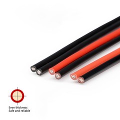 UL2468 2-Way PVC Heavy Duty Flat Wire Cable , 16/18/20/22/24/26/28/30 AWG