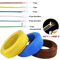 Type K/J/T Thermocouple Compensating Cable Temperature Sensing Wire Extension