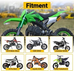 Alloy Recoil Pull Starter Compatible with 50cc Dirt Bike 47cc 49cc 2 Stroke
