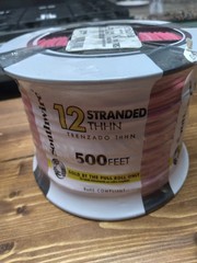 Southwire Solid CU THHN Wire 500 Ft. – Red (11589958)
