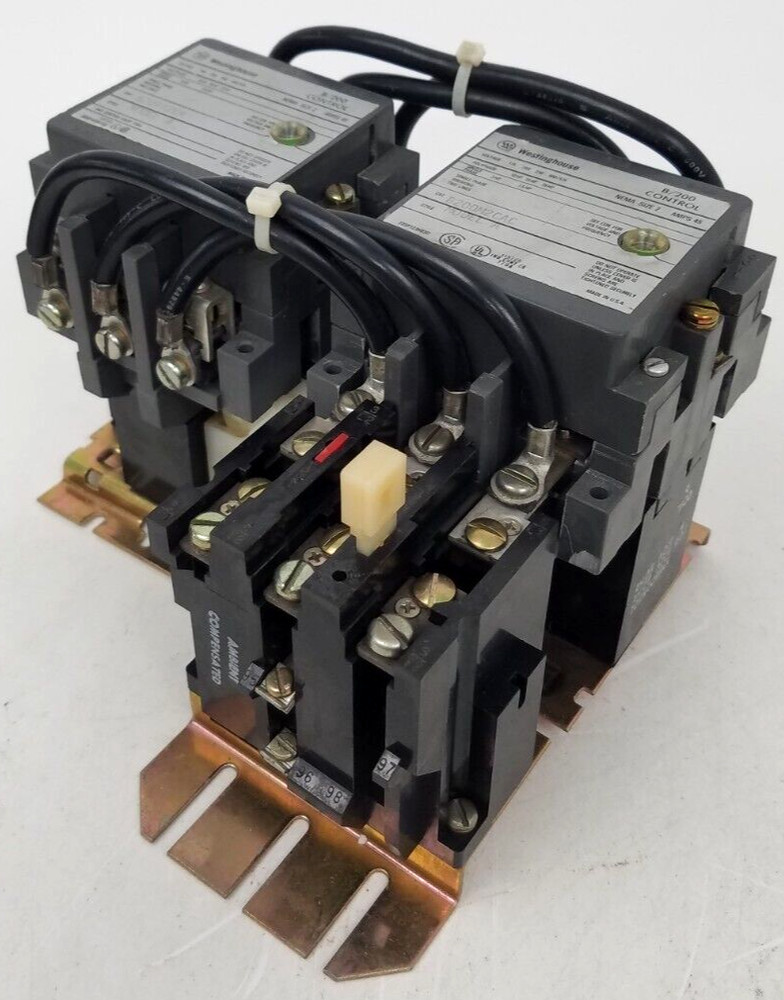 B201K2CA B200M2CAC Westinghouse Reversing Motor Starter 120V Coil