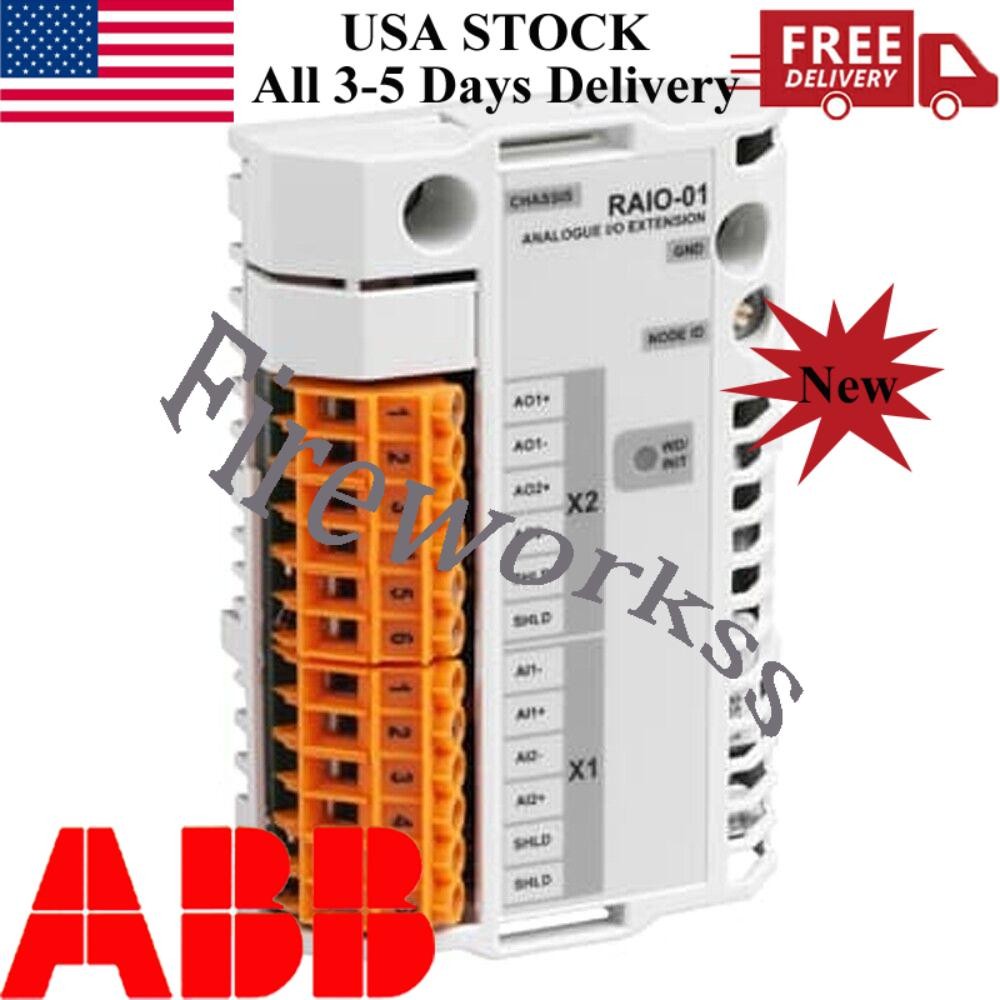 ABB RAIO-01 Analogue I/O extension module Fast shipping