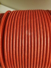 Made In U.S.A 14 gauge SRML Tinned Silicone Copper Glass Braided Wire 500′ Spool