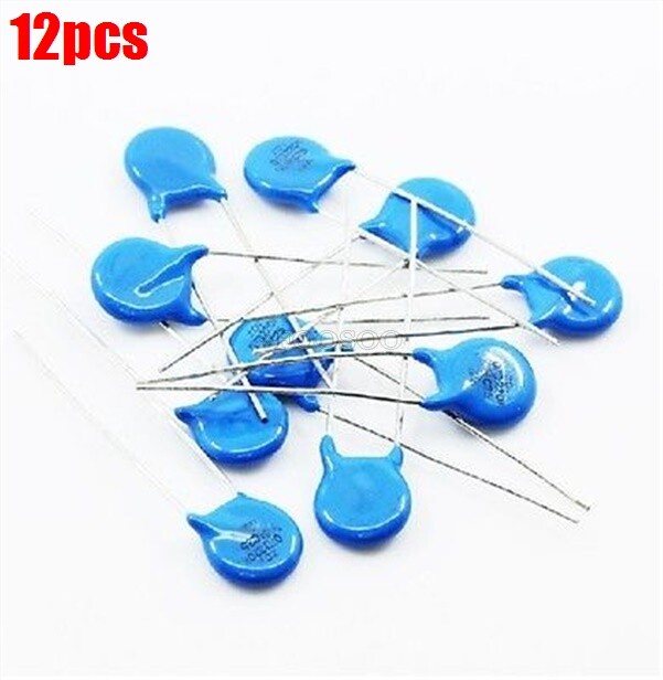 12Pcs 07D220K 7Mm 220K 22V Piezo Resistor Pressure Sensitive Varistors cv