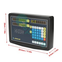 2 Axis Digital Readout Linear Scales DRO Display 5um for Bridgeport Mill Lathe