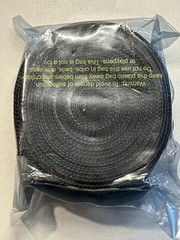 25ft – 1.5 inch PET Expandable Braided 1-1/2″ Sleeving – Black – Alex Tech B6