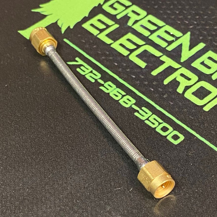 SMA M TO M – 4″ – GREEN BROOK ONLINE – SMA GOLD MALE TO MALE – 3.1″ – SEMI-RIGID