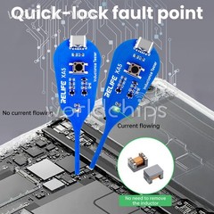 5pcs Type-C XA5 Motherboard Coil Tester Electromagnetic Inductor Detector Tool