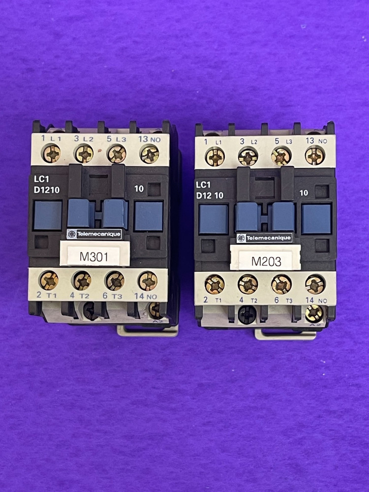 Telemecanique LC1-D1210 G6 Contactor 25A 120V 60HZ [Lot of 2]