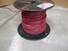#4) NEW Spool of Electric Wire – 12 Guage Solid 200′ Red