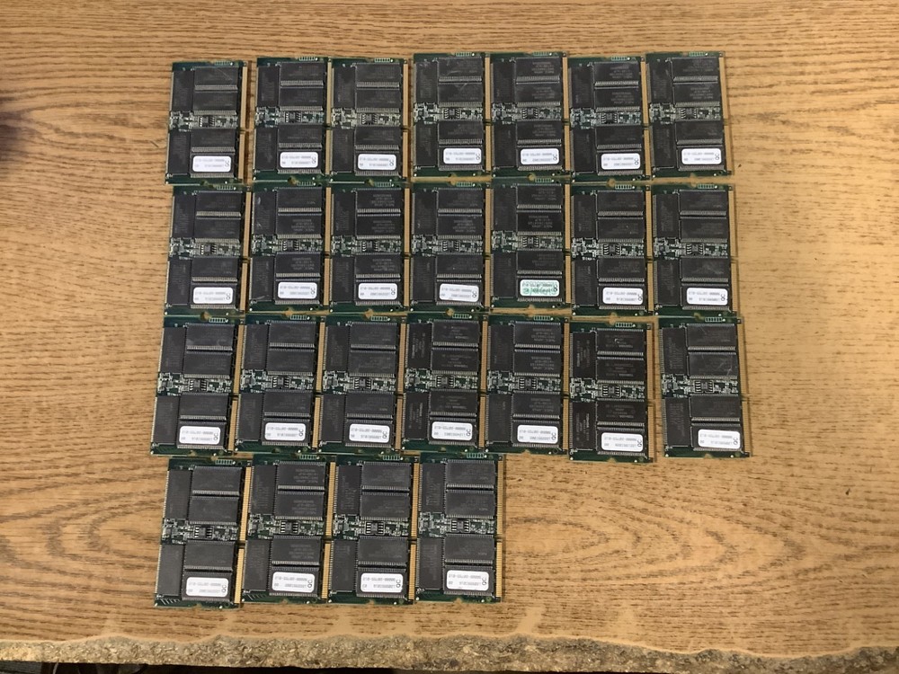 D45128441G5-A10-9JF NEC DRAM Vintage Laptop RAM Sticks Lot of 25 Tested