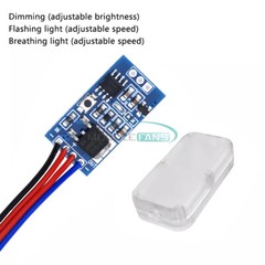 DC 3-24V PWM LED Control Module with Dimming Breathing Flashing For LED Light