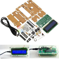 LCD1602 5V Multifunctional Backlight Electronic Clock DIY Kits With Acrylic Case