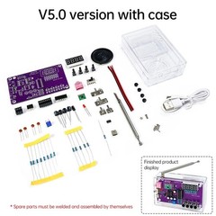 FM Radio Kit Soldering Practice Kit for Beginner STEM Educational Training Kit