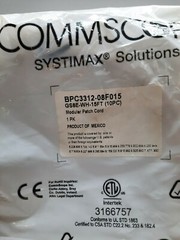 Bag of 10 Commscope Systimax Modular Patch Cords BPC3312-08F015 each 15FT Long