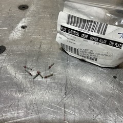 QTY 6 Pcs. RAYCHEM D-609-06 Butt Splice, Electrical Crimp NOS