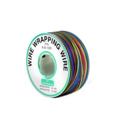 0.2mm 30AWG Insulated Silver Plated Single Core Copper PCB PVC Wrapping Wire