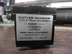 CUTLER HAMMER D23MF TYPE M RELAY 10 AMP 300 VAC MAX 4 POLE NEW IN BOX