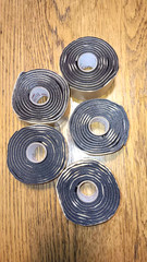 Lot of 5, 3M Scotchfil Black Electrical Insulation Putty Roll, 1.5 in. x 60 in.