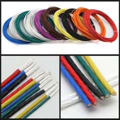 PTFE Insulated Silver Plated Copper Wire Cable Audio Signal Wire 0.05mm² – 10mm²