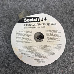 Scotch Electrical Shielding Tape 24, 1 in x 100 ft (25 mm x 30,5 m)