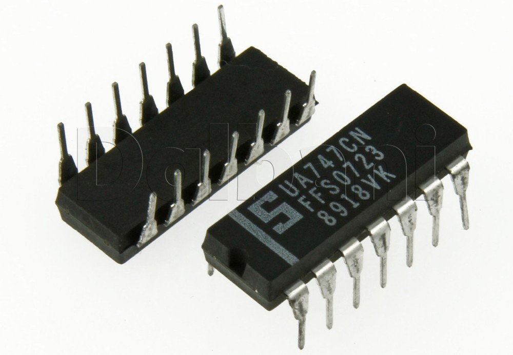 3pcs UA747CN Original New Signetics Integrated Circuit