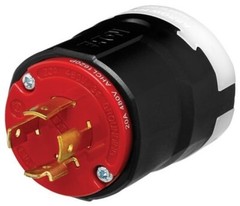 Arrow Hart AHCL1620P, 480 VAC, 20 A, NEMA L16-20, Locking Device Plug, 1pc