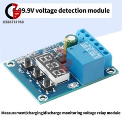DC 9V 12V 24V Voltage Detection Module Relay Circuit Monitoring Module 0-99.9V