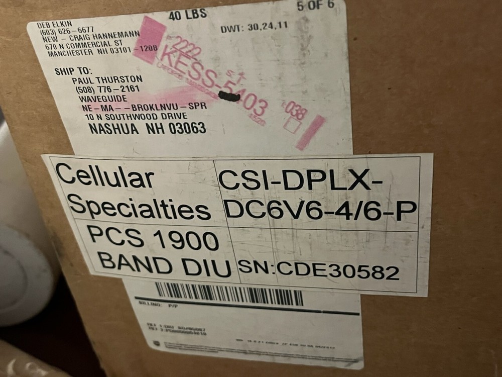 CSI-DPLX-DC6V6-4/6-P Westell Clearlink DAS Interface Unit BRAND NEW!