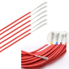 2 ~ 30AWG Silicone Cable Flexible Wire UL 0.08mm Red RC 2000V HV Wires VW-1