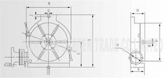 3’ HV-3 Vertical and Horizontal Rotary Table/75mm Milling/Drilling Table