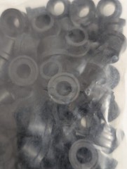 Lot of 200 DIGICON 202477 Long Sealing Sleeves, 1/2-Inch Top Hat Rubber Grommets