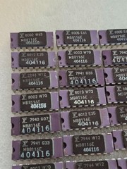 2x Vintage 79 / 80 Ceramic S-100 MITS IMSAI Fujitsu MB8116E 16 kbit DRAM 200 ns