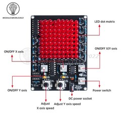 DC4.5-9V 81 LED Follow Spotlight Adjustable LED Game DIY Welding Electronic Kit
