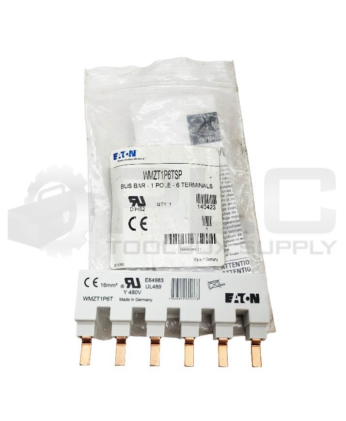 NEW EATON WMZT1P6TSP BUS BAR 1 POLE 6 TERMINALS
