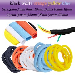 Braided Split Cable Wire Sleeve Self-WRAP Wire Harnessing Sheathing 3mm to 60mm