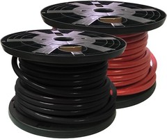 Starter Battery Cable Copper 8 AWG to 4/0 Gauge – Black Red – 25 or 100 FT – USA
