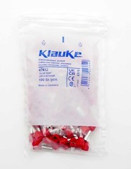1000x Klauke 162230 47612 12mm ferrules heat resistant 110° C -unused/original packaging-