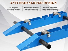 Cable Drum Roller Reel Dispenser for Cable Drums Dia. 12-47″ Load 3307lb/1500KG