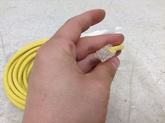 C2G 22700 14 Ft CAT5E Network Patch Cable Yellow New (TSC)